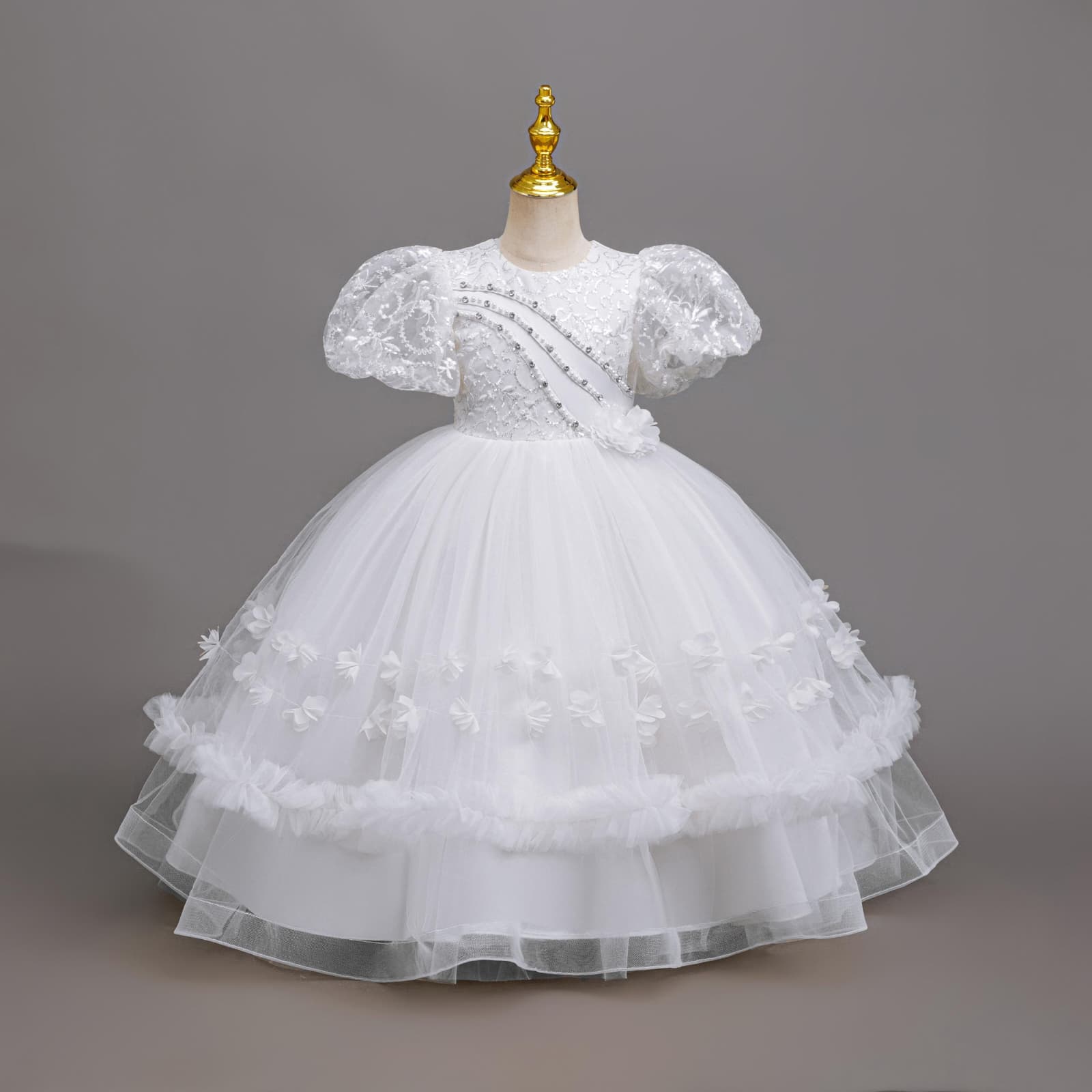 Girls Elegant Party Dress — Birthday & Special Occasion