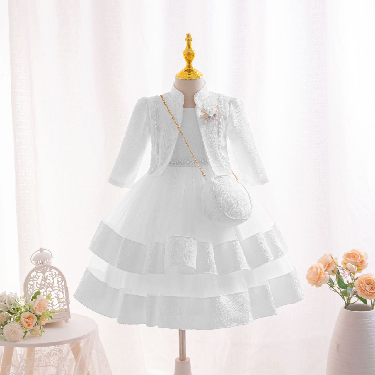 Girls Elegant Party Dress — Birthday & Special Occasion