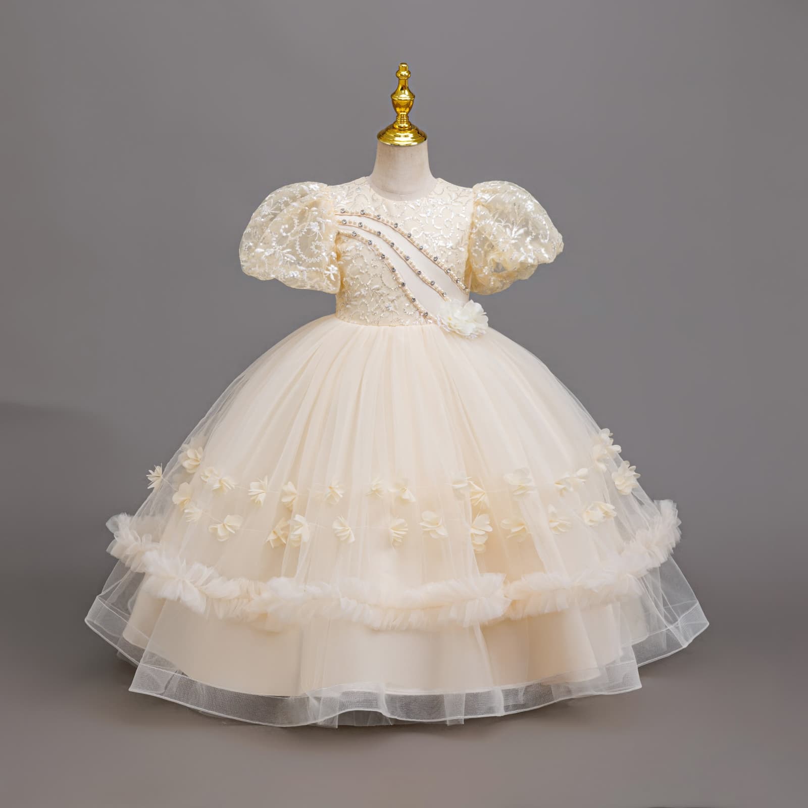 Girls Elegant Party Dress — Birthday & Special Occasion