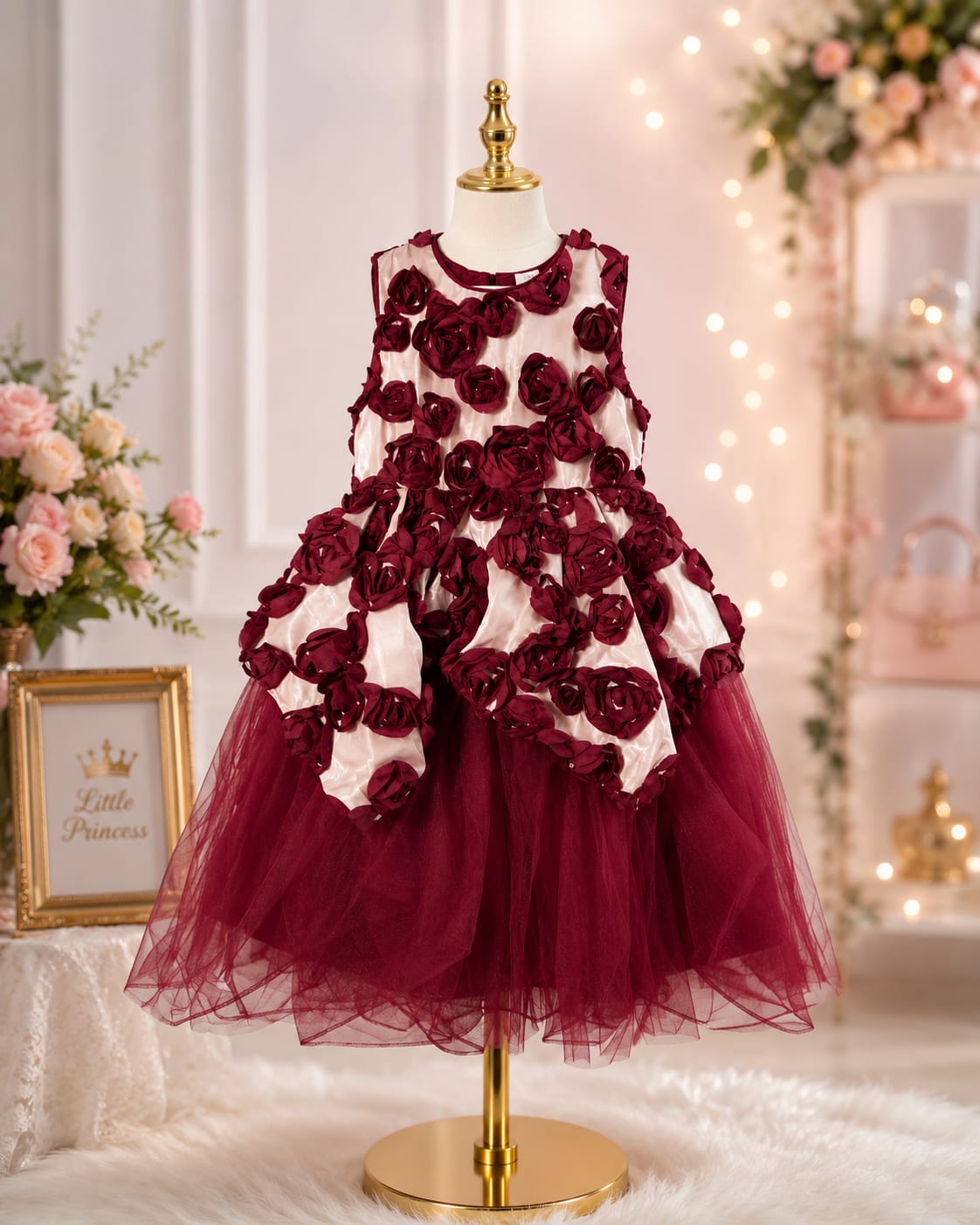 Girls Elegant Party Dress — Birthday & Special Occasion