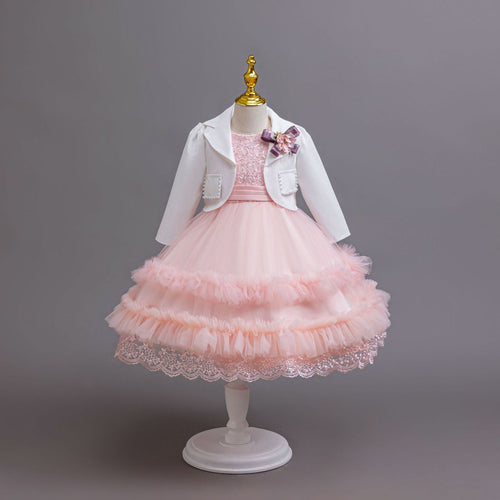 Girls Elegant Party Dress — Birthday & Special Occasion