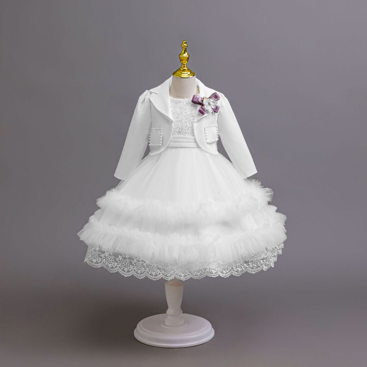Girls Elegant Party Dress — Birthday & Special Occasion