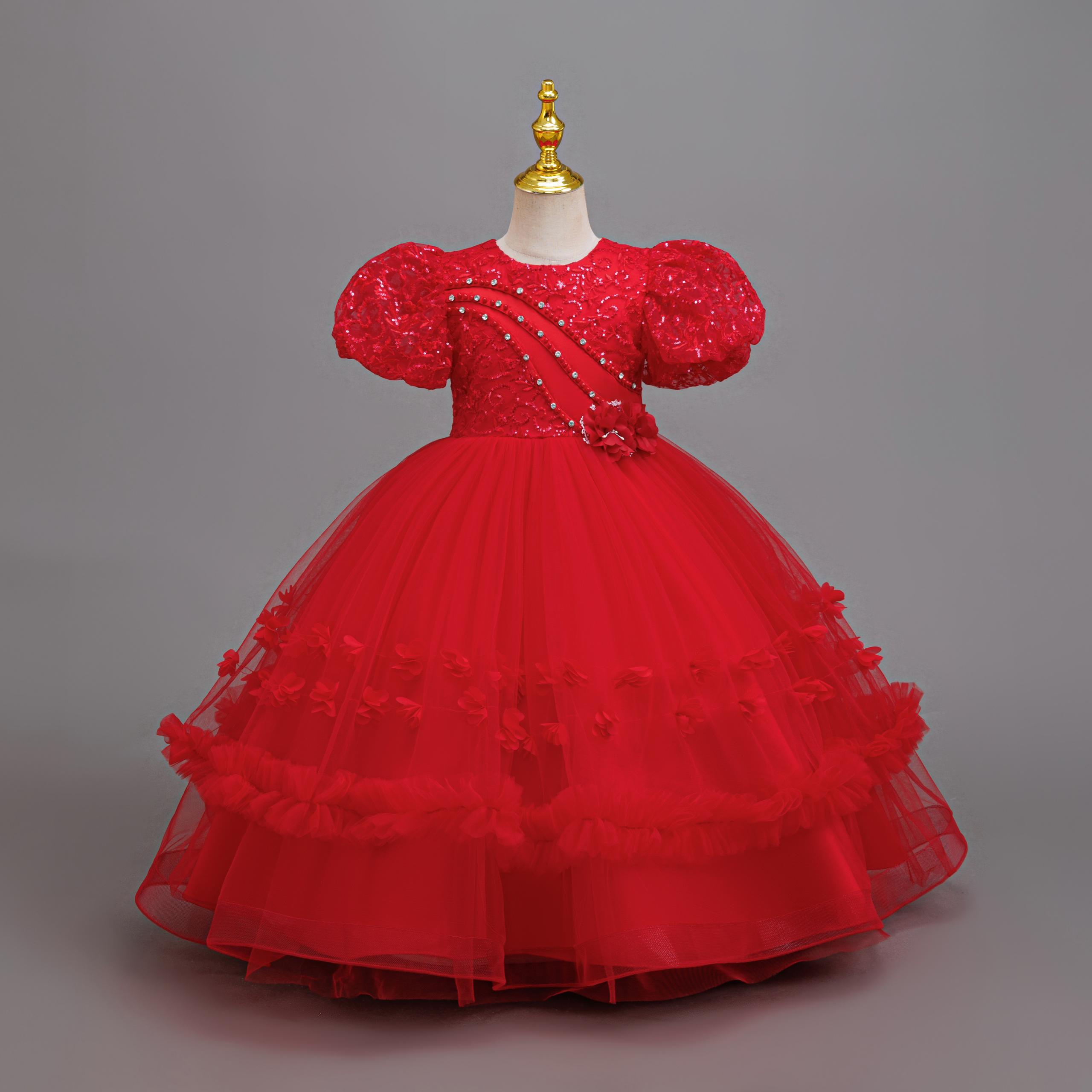 Girls Elegant Party Dress — Birthday & Special Occasion