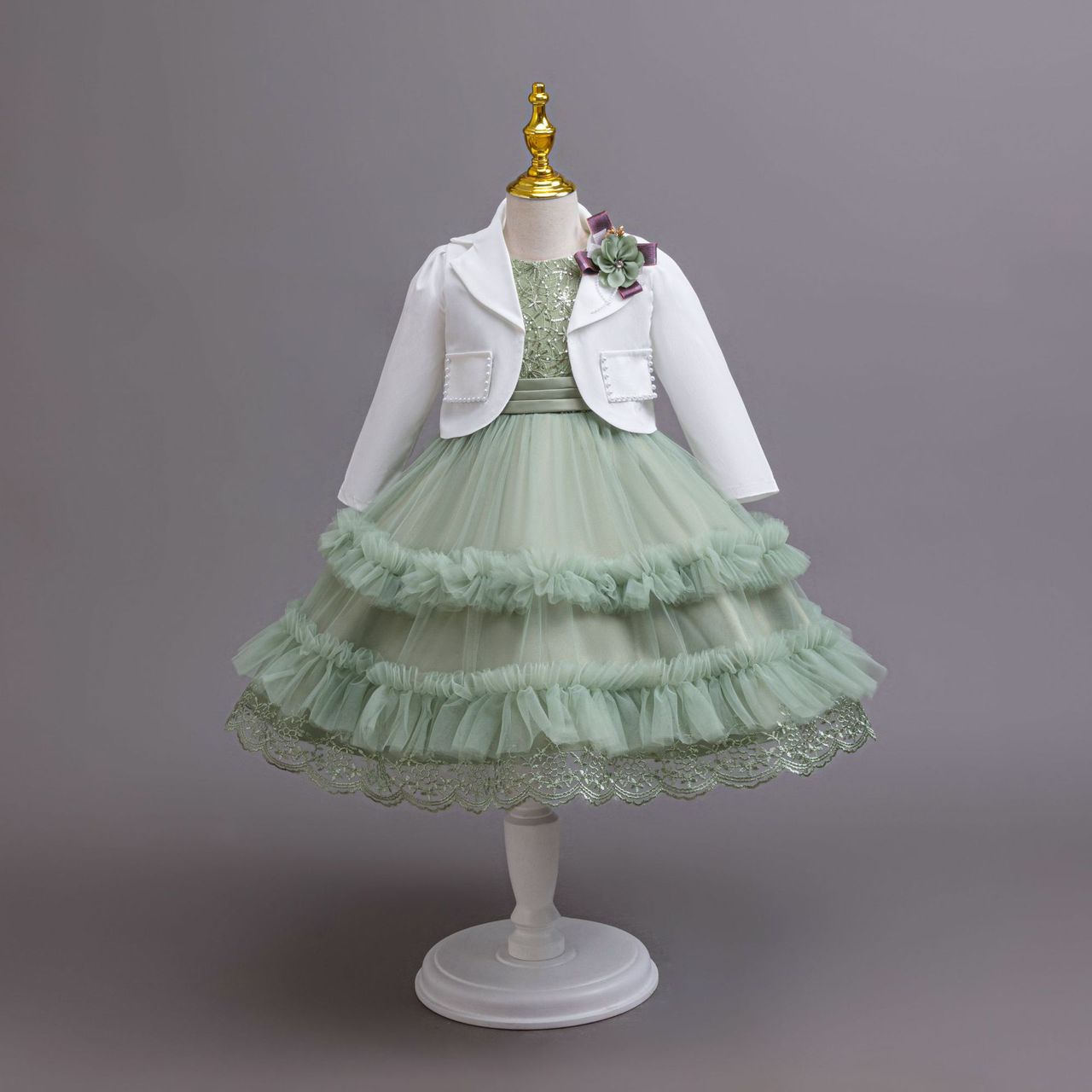 Girls Elegant Party Dress — Birthday & Special Occasion